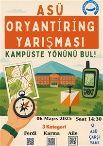 ASÜ Oryantiring Yarışması: Kampüste Yönünü Bul