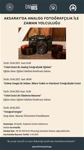 Aksaray'da Analog Fotoğrafçılık ile Zaman Yolculuğu