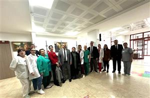 Rektör Arıbaş, TİKA Moldova-Aziz Sancar  Tanı ve Tedavi Hastanesi’ni ziyaret etti
