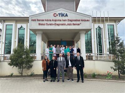 Rektör Arıbaş, TİKA Moldova-Aziz Sancar  Tanı ve Tedavi Hastanesi’ni ziyaret etti